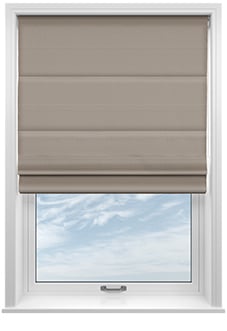 Oslo, Cream - Twist&Fit Roman Blind